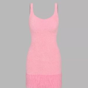 Pink Fluffy Dress